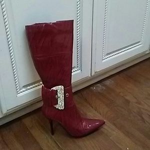 Ladies dressy high heel boots